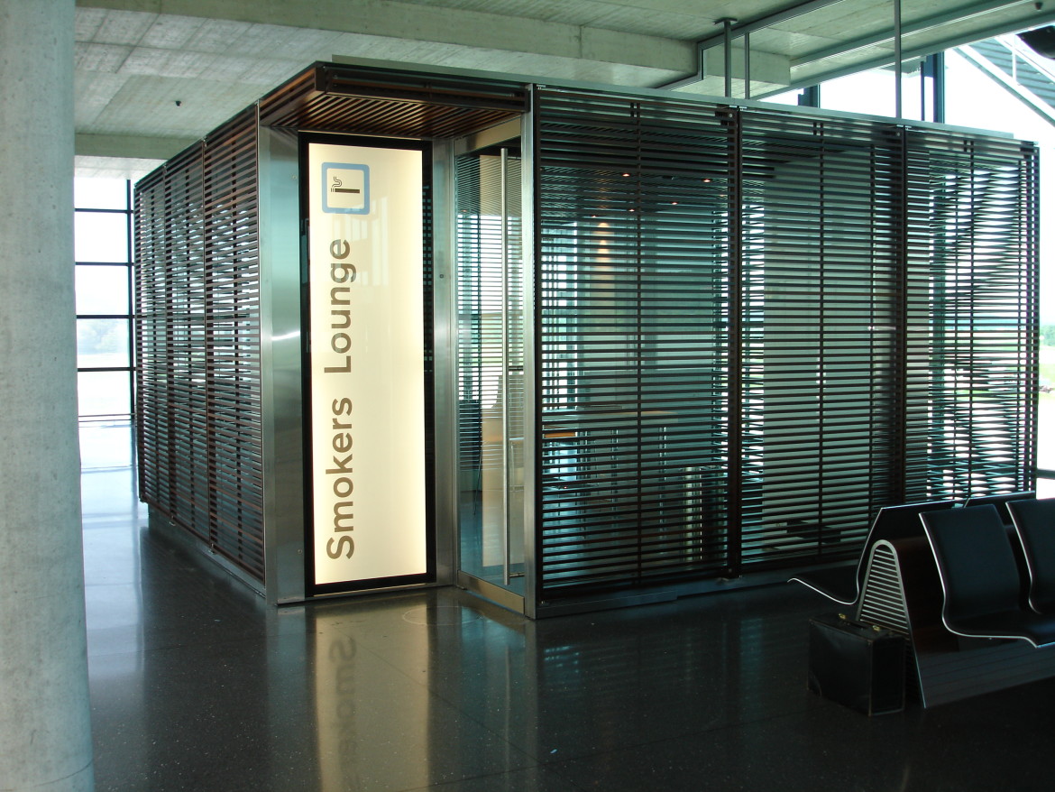 Smokers Lounge im Flughafen Zürich